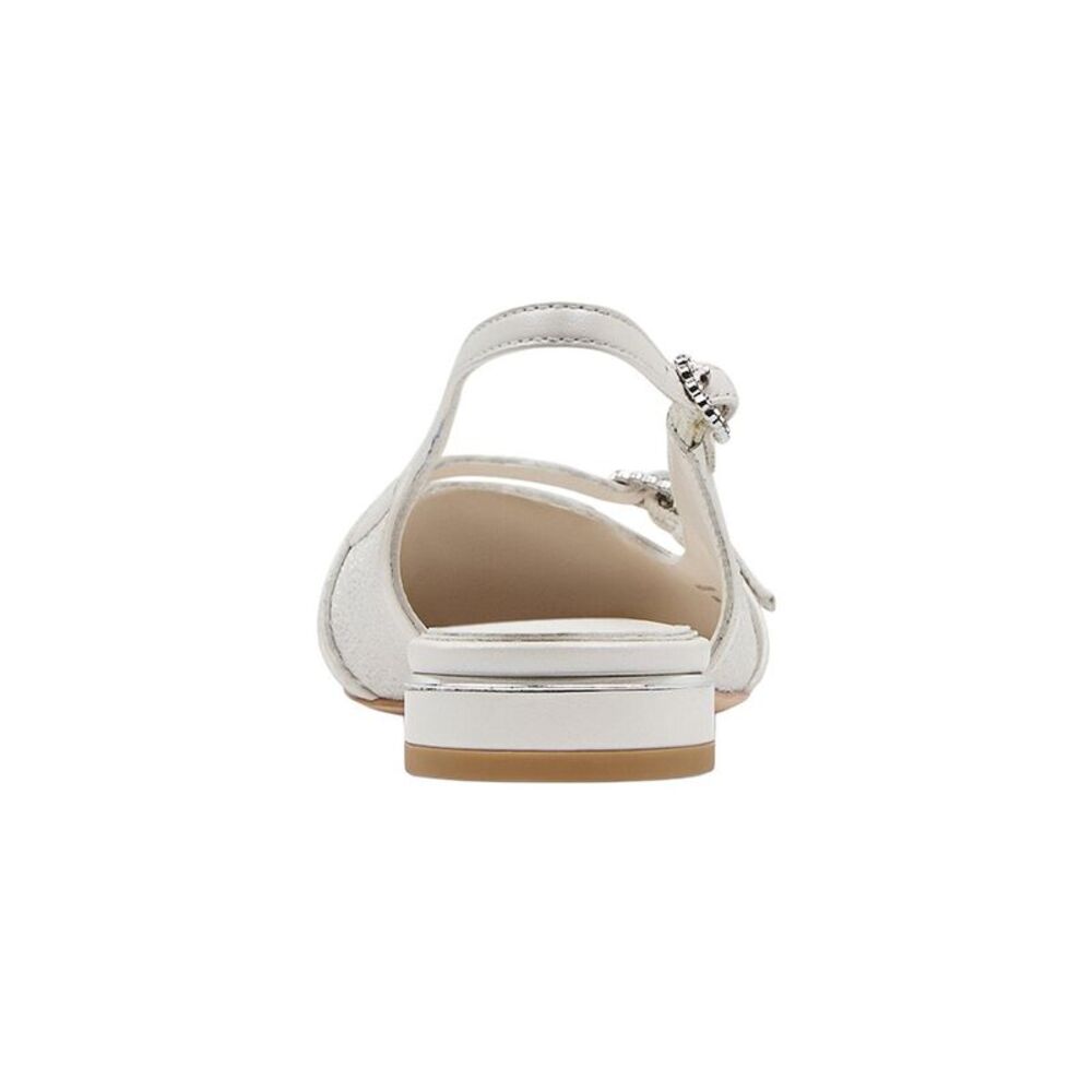 Donald Pliner Rozamay Canvas Sling Back, White - Picture 3 of 5